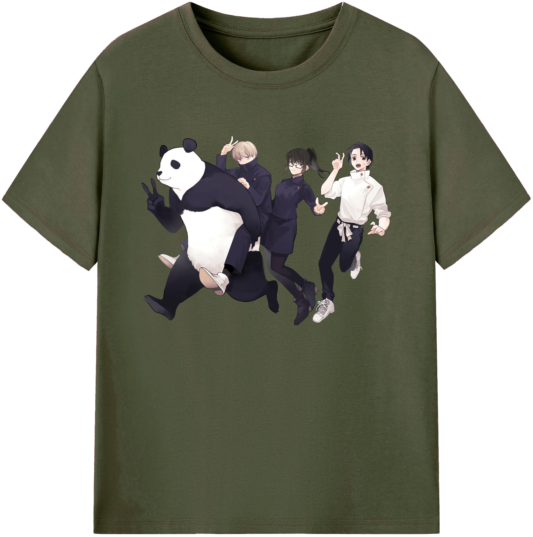 （画像用） 呪術廻戦 Jujutsu Kaisen 綿100％ メンズ半袖Tシャツ｜肌触りやわらか＆通気性